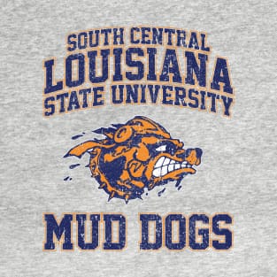 SCLSU Mud Dogs Football (Variant) T-Shirt